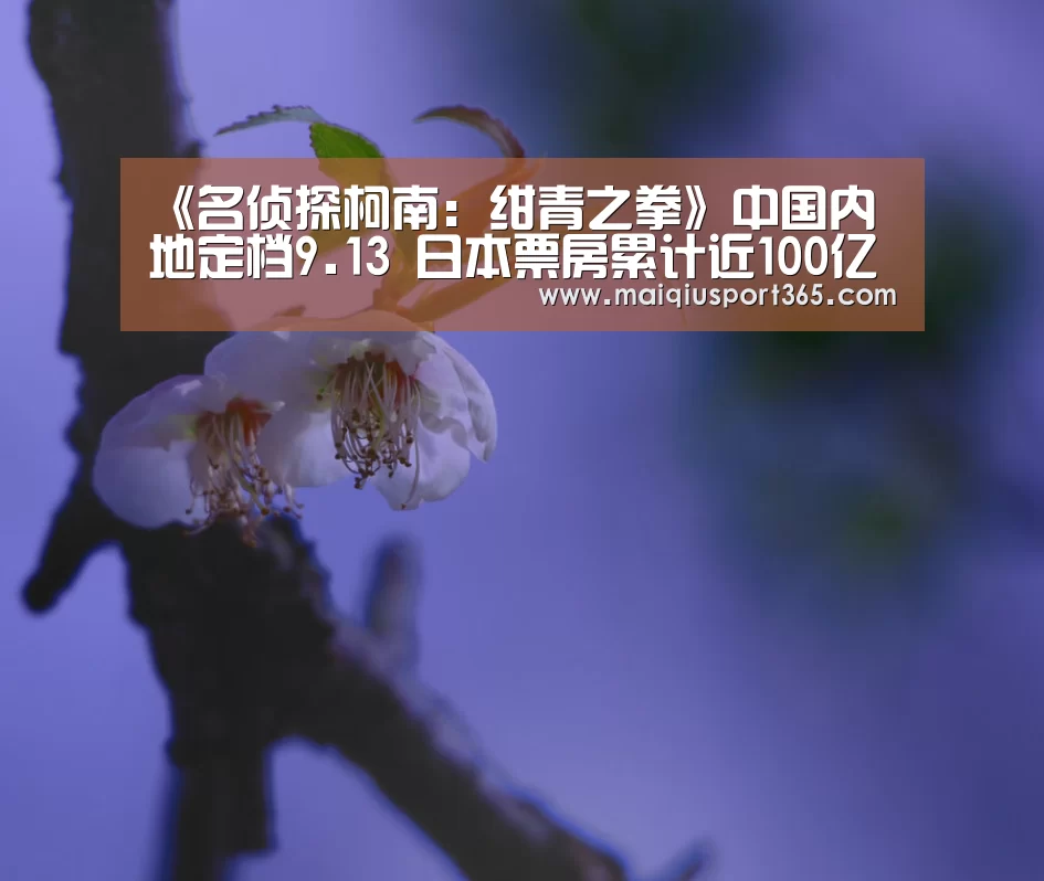 《名侦探柯南:绀青之拳》中国内地定档9.13 日本票房累计近100亿【世界杯买球】(图1) 世界杯买球平台